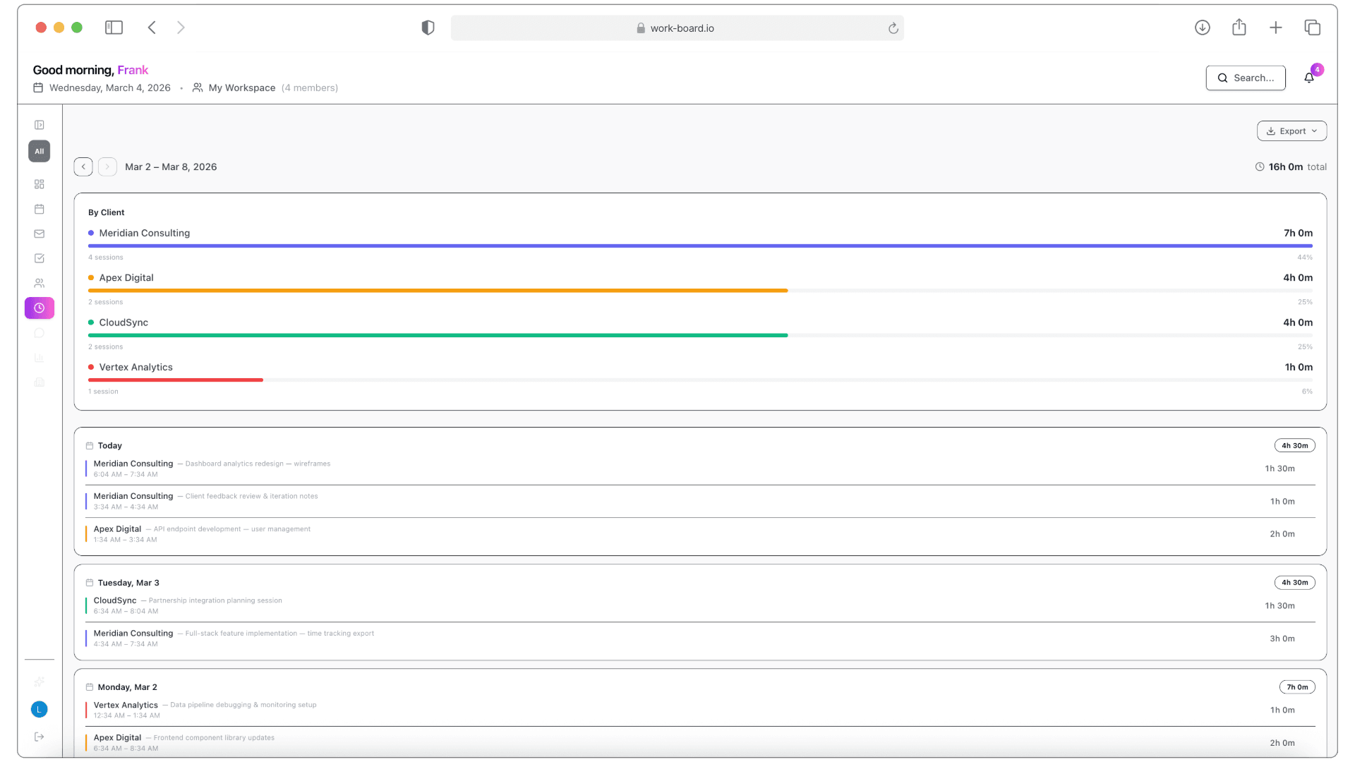 WorkBoard - Unified Workday Dashboard